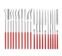 GIONAR Set di 20 lime ad ago diamantate, 3 x 140 mm, mini lime per modellazione con diamanti, mini lime diamantate per gioielli, kit di strumenti per legno, giada, ceramica e metallo