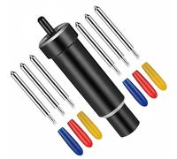 GIONAR Set di 6 lame di ricambio e alloggiamento di alta qualità per Cricut Maker, Maker 3, Air 3, Air 2, Air, One, Explore 3 - Lame di taglio precise per carte e vinile, nero