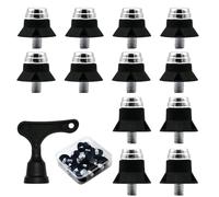 GIONAR Set di tacchetti per scarpe da calcio, 12 tacchetti a vite, Taglia unica