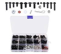 GIONAR Set di viti universali RC da 500 pezzi, per RC Cars Trucks Crawler, M3 M4, dadi a brugola con fibbie, incluso supporto magnetico per viti per un semplice kit di strumenti di riparazione RC