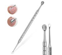 GIONAR Spingi cuticole per manicure 2 in 1, spingi cuticole con estremità a ferro di cavallo e anello, strumento per rimuovere cuticole, Expert 51 tipo 1, alternativa Staleks Pro