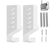 GIONAR Supporto universale da parete per TV Box/Router/Sat Box, supporto da | Supporto da parete per apparecchiature con uno spessore < 4 cm, come Sky mini/Apple TV/EE TV/Wifi Booster/One Connect Box