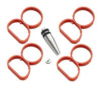 GIONAR Valvola di aspirazione per N47 11618507239, kit di rimozione valvola, valvola di aspirazione in metallo con guarnizione collettore, tappo di chiusura con guarnizioni