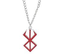 Gionatan Shop Collana Berserk con pendente a forma di spada simbolo del guerriero folle nella mitologia norrena, gioiello da uomo con design vichingo e catena girocollo