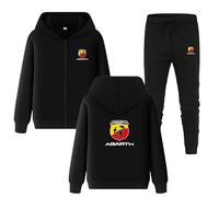 GIOPSQ Completo tuta da uomo Ab-Arth LOGO Completo da jogging Giacca con cappuccio + Pantaloni Completo con cappuccio Abbigliamento sportivo Moda/A/L