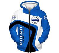 GIOPSQ Felpe con cappuc cio giacche t-shirt pantaloncini cardigan sottile 3D Vo.L-Vo stampa completa pullover uomo e donna felpa casual in poliestere top donna/A/XXL