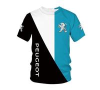 GIOPSQ T-shirt da uomo per P-eugeot T-shirt con stampa 3D T-shirt casual da donna in poliestere Cartella/I/XS