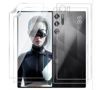 GIOPUEY [2+2 Pezzi Pellicola Prottetiva Compatibile con Nubia RedMagic 9S PRO, con Retro Pellicola, TPU Flessibile, Ultra Sottile, Cover Compatibile, Resistente ai Graffi