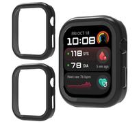 GIOPUEY 2 Pezzi Cover per Huawei Watch D3 Pellicola Protettiva | PC Dura Custodia con Vetro Temperato 9H HD,Alta Sensibilità, Antigraffio, Ultrasottil Tutto Intorno Protezione, Black