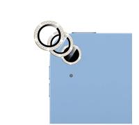 GIOPUEY 2 Pezzi Pellicola Fotocamera Compatibile con iPad A16 2025/iPad 10 2022, [Protezione Completa] Metallo + Vetro Temperato, Protezione Fotocamera - Diamond Bling Gold