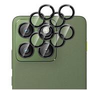 GIOPUEY 2 Pezzi Pellicola Fotocamera Compatibile con Motorola Edge 70 Ultra, [Protezione Completa][Doppia Protezione] Metallo + Vetro Temperato, Protezione Fotocamera - Black