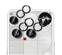 GIOPUEY 2 Pezzi Pellicola Fotocamera Compatibile con Nothing Phone (3)/Nothing Phone 3, [Protezione Completa][Doppia Protezione] Metallo + Vetro Temperato, Protezione Fotocamera - Black