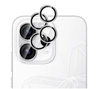 GIOPUEY 2 Pezzi Pellicola Fotocamera Compatibile con Oppo Reno 15 PRO, [Protezione Completa][Doppia Protezione] Metallo + Vetro Temperato, Protezione Fotocamera - Silver