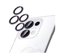 GIOPUEY 2 Pezzi Pellicola Fotocamera Compatibile con Oppo Reno 16FS, [Protezione Completa][Doppia Protezione] Metallo + Vetro Temperato, Protezione Fotocamera - Colorful