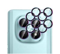 GIOPUEY 2 Pezzi Pellicola Fotocamera Compatibile con Poco M8 5G, [Protezione Completa][Doppia Protezione] Metallo + Vetro Temperato, Protezione Fotocamera - Colorful