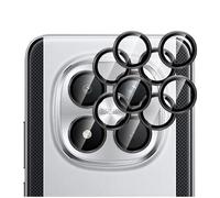 GIOPUEY 2 Pezzi Pellicola Fotocamera Compatibile con Poco M8 PRO 5G, [Protezione Completa][Doppia Protezione] Metallo + Vetro Temperato, Protezione Fotocamera - Black