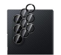 GIOPUEY 2 Pezzi Pellicola Fotocamera Compatibile con Samsung Galaxy Z Trifold, [Protezione Completa][Doppia Protezione] Metallo + Vetro Temperato, Protezione Fotocamera - Black