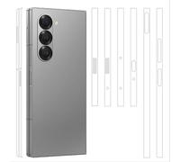 GIOPUEY [2 Pezzi Pellicola Prottetiva Telaio Laterale Compatibile con Samsung Galaxy Z Fold 4, Texture Opaca TPU Flessibile, Cover Compatibile - Translucent