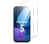GIOPUEY [2 Pezzi Vetro Temperato Compatibile con Fairphone 5, Vetro ad Alta Trasmittanza, Resistente ai Graffi, Cover Compatibile, Pellicola Prottetiva per Fairphone 5
