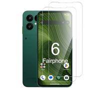 GIOPUEY [2 Pezzi Vetro Temperato Compatibile con FairPhone 6, Vetro ad Alta Trasmittanza, Resistente ai Graffi, Cover Compatibile, Pellicola Prottetiva per FairPhone 6