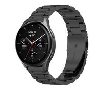 GIOPUEY 20mm Cinturini Compatibile con Hama Smartwatch 8900 1,43, Acciaio Inossidabile Cinturino [Resistente all'Usura] - Black