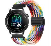 GIOPUEY 22mm Cinturini Compatibile con COROS Pace PRO/Pace 3/Apex PRO/2 Pro/46MM, Cinturino in Morbido Nylon Intrecciato [Unisex] [Traspirante] - Colourful-B