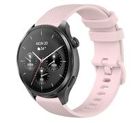GIOPUEY 22mm Cinturini Compatibile con Hama Smartwatch 9000/7010/6910/5000, Morbido Silicone Cinturino [Resistente all'Usura] [Traspirante] - Pink