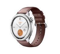 GIOPUEY 22mm Cinturini Compatibile con Xiaomi Watch S4/S3/S2/S1 Active/Watch 2/2 PRO, Vera Pelle Cinturino [Resistente all'Usura] [Traspirante] - Brown