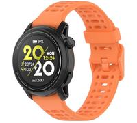 GIOPUEY 22mm Correas Compatible con COROS Pace 4/Apex 4 42mm/Pace Pro/Pace3/Apex-Pro/2 PRO, Suave silicona La Correa [Resistente al Desgaste] [Transpirable] Pulsera - Orange