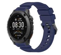 GIOPUEY 24mm Cinturini Compatibile con COROS Nomad, Morbido Silicone Cinturino [Resistente all'Usura] [Traspirante] - Blue