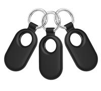 GIOPUEY 3 Pezzi Custodia Compatibile con Samsung Galaxy SmartTag 2 2023, Materiale siliconico Cover - Black