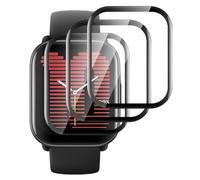 GIOPUEY 3 Pezzi Pellicola Protettiva per Amazfit Active, [Piena Copertura] Materiale omposito Protezione Pellicola [Anti-graffio] - Trasparente