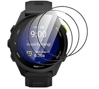 GIOPUEY 3 Pezzi Pellicola Protettiva per Garmin Forerunner 70, [Piena Copertura] Materiale omposito Protezione Pellicola [Anti-graffio] - Trasparente