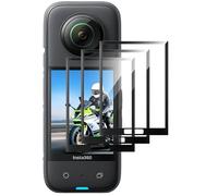 GIOPUEY 3 Pezzi Pellicola Protettiva per Insta360 X5, [Piena Copertura] Materiale omposito Protezione Pellicola [Anti-graffio] - Trasparente