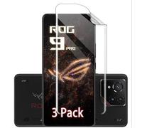 GIOPUEY [3 Pezzi Pellicola Prottetiva Compatibile con ASUS ROG Phone 9/9 PRO, TPU Flessibile, Ultra Sottile, Cover Compatibile,Resistente ai Graffi