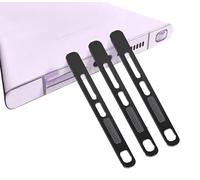 GIOPUEY Adesivo Antipolvere a Rete per Samsung Galaxy S22 Ultra, 3 Pezzi Altoparlante di Protezione Integrato e Porta di Ricarica, Anti Dust - Black