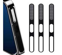GIOPUEY Adesivo Antipolvere a Rete per Xiaomi 15 Ultra, 3 Pezzi Altoparlante di Protezione Integrato e Porta di Ricarica, Anti Dust - Black