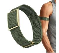 GIOPUEY Bicefale Cinturini Compatibile con Polar Loop Strap, Cinturino in Morbido Nylon Intrecciato Elasticità Regolabile [Unisex] [Traspirante] - A-Green