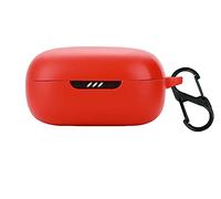 GIOPUEY Cilicone Case per JBL Live PRO 2 TWS, JBL Live PRO 2 TWS Custodia, Ultrasottile, Resistente ai Graffi, JBL Live PRO 2 TWS Cover - Rosso