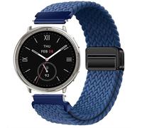 GIOPUEY Cinturini Compatibile con Amazfit Active 2, Cinturino in Morbido Nylon Intrecciato [Unisex] [Traspirante] - Blue