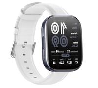 GIOPUEY Cinturini Compatibile con Amazfit Bip 6, 22mm vera pelle Cinturino [Resistente All'usura] [Traspirante] - White