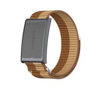 GIOPUEY Cinturini Compatibile con Amazfit Helio Strap, Cinturino in Morbido Nylon Intrecciato [Unisex] [Traspirante] - Brown