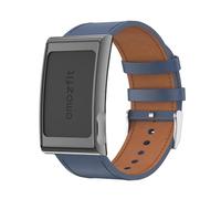 GIOPUEY Cinturini Compatibile con Amazfit Helio Strap, PU Pelle Cinturino [Resistente all'Usura] [Traspirante] - Navy Blue
