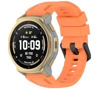 GIOPUEY Cinturini Compatibile con Amazfit T-Rex 3 PRO 44mm/Amazfit Trex 3 PRO 44mm, Morbido Silicone Cinturino [Resistente all'Usura] [Traspirante] - Orange