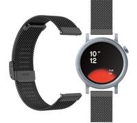 GIOPUEY Cinturini Compatibile con CMF Watch Pro 3, Cinturino in acciaio inossidabile intrecciato [Resistente All'usura] - black
