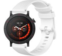 GIOPUEY Cinturini Compatibile con CMF Watch Pro 3, Morbido silicone Cinturino [Resistente All'usura] [Traspirante] - White