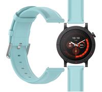 GIOPUEY Cinturini Compatibile con CMF Watch Pro 3, vera pelle Cinturino [Resistente All'usura] [Traspirante] - Blue