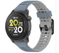 GIOPUEY Cinturini Compatibile con COROS Pace PRO/Pace 3/Apex PRO/2 Pro/46MM, Morbido TPU Cinturino [Design a Colori di Giunzione] - Blue/Grey