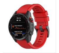 GIOPUEY Cinturini Compatibile con COROS VERTIX 2/2S, Morbido Silicone Cinturino [Resistente all'Usura] [Traspirante] - Red