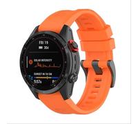 GIOPUEY Cinturini Compatibile con COROS VERTIX 2/2S, Morbido Silicone Cinturino [Resistente all'Usura] [Traspirante] - Orange